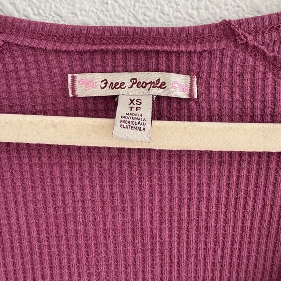 NWT Free People Movement Santa Clara Thermal Long Sleeve Tee - Picture 12 of 13